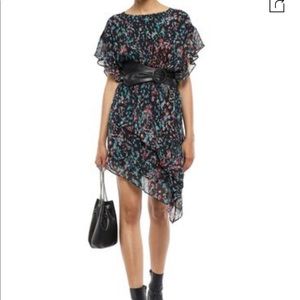 IRO Asymmetrical Ruffle Dress